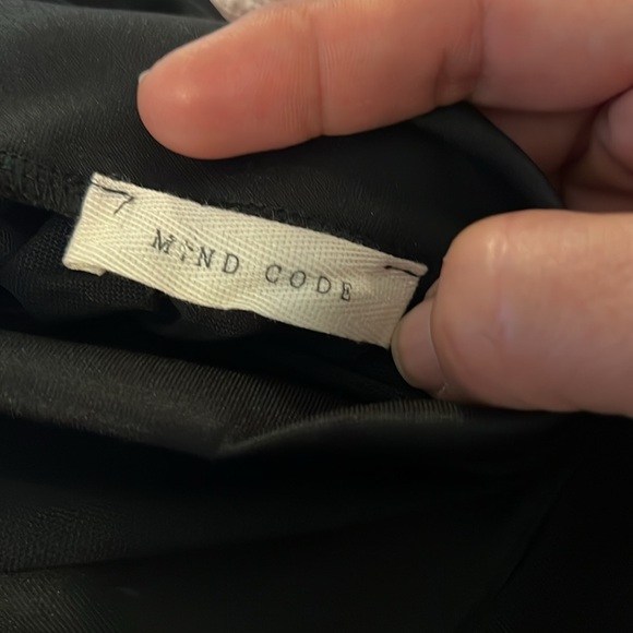 MIND CODE black mesh top with short turtle neck, size: SMALL NWOT. - Picture 10 of 17